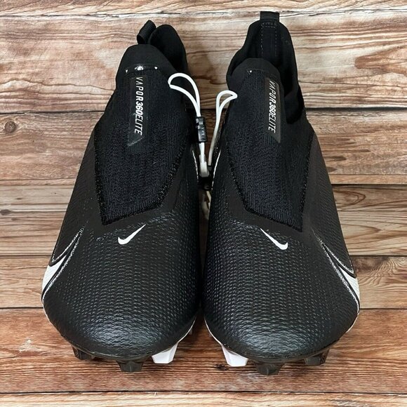 Nike Mens 12.5 Vapor Edge Elite 360 Flyknit Black Football Cleats CV6282 009 NEW main image 4